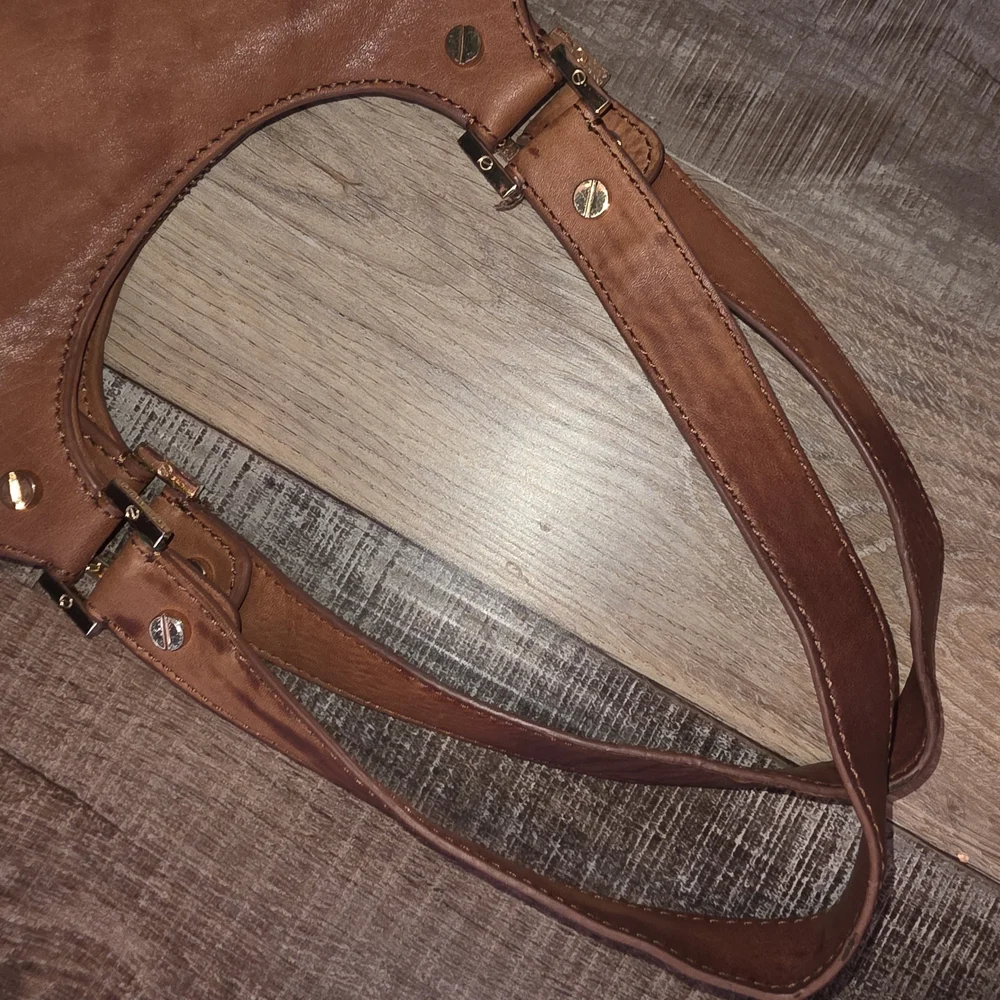 Tory Burch Brown Leather Tote Bag - Picture 11 of 11